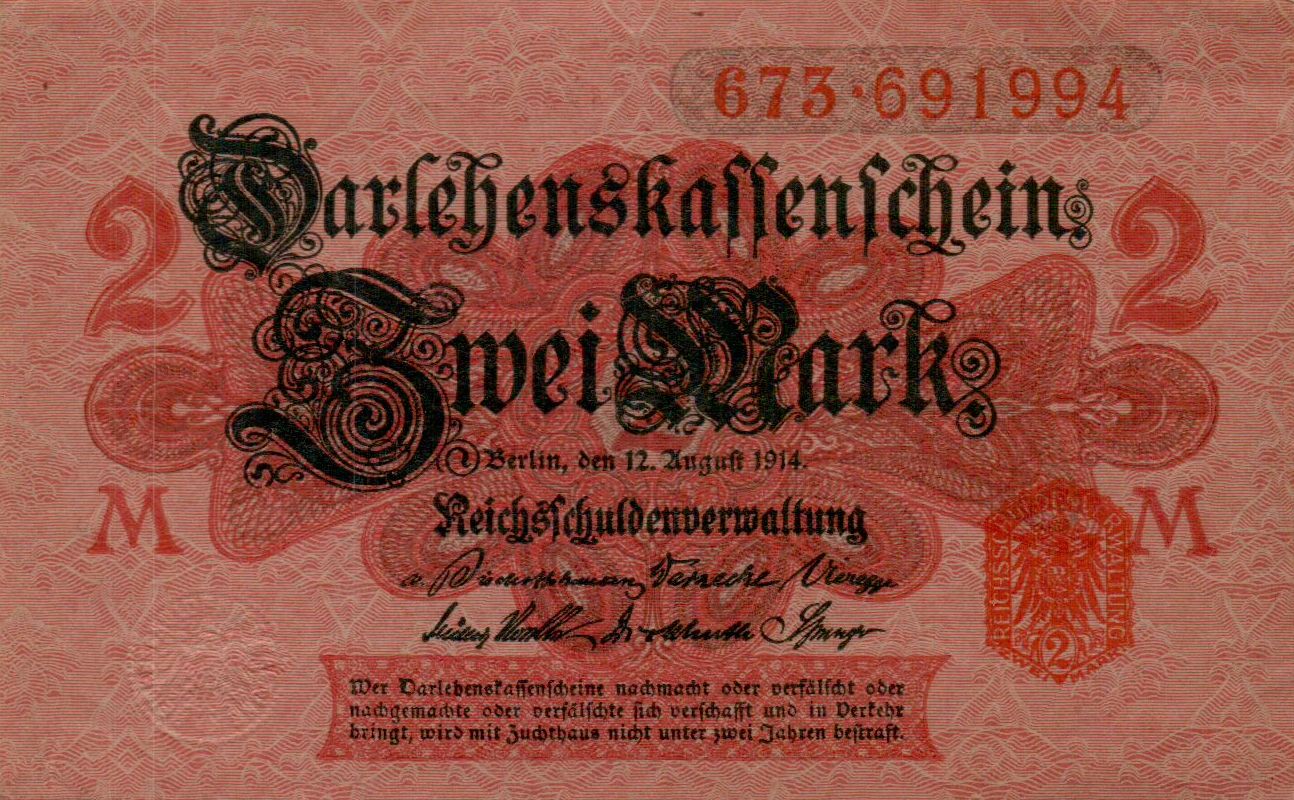 Germany 2 1914 UNC P-54